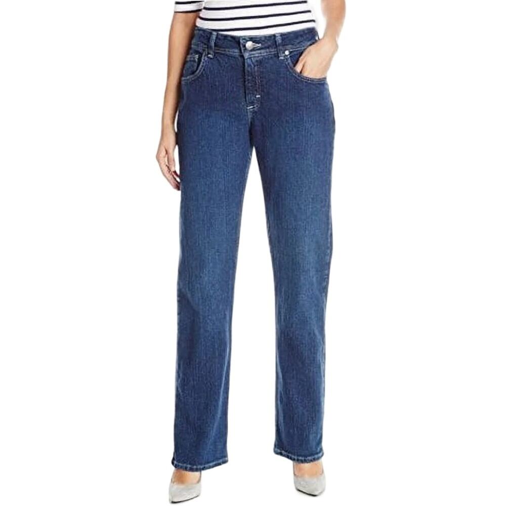 Riders by Lee Indigo Women's Relaxed Fit Straight-Leg Jean